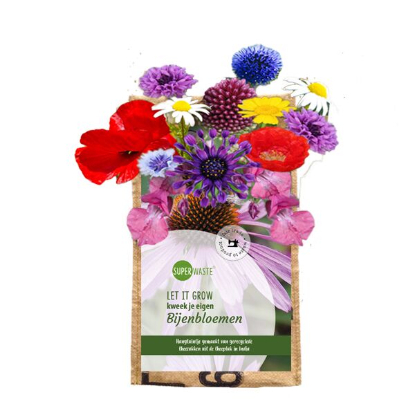 hangtuintje bijenmix bloemen superwaste