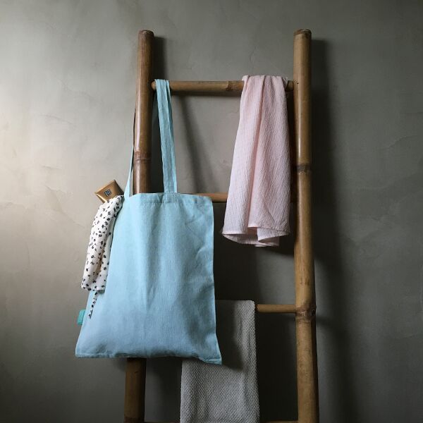 Recycled Katoen Shopper Smile - Afbeelding 4