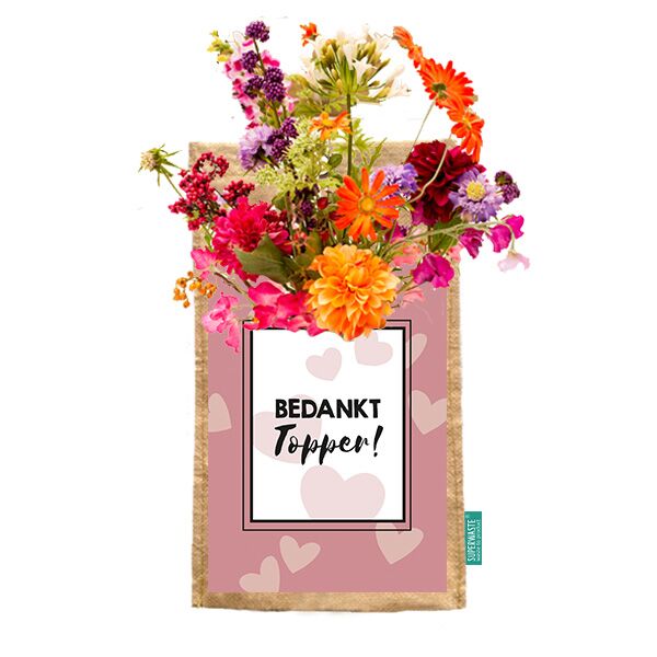 Hangtuintje incl. Themakaart Bedankt Topper!